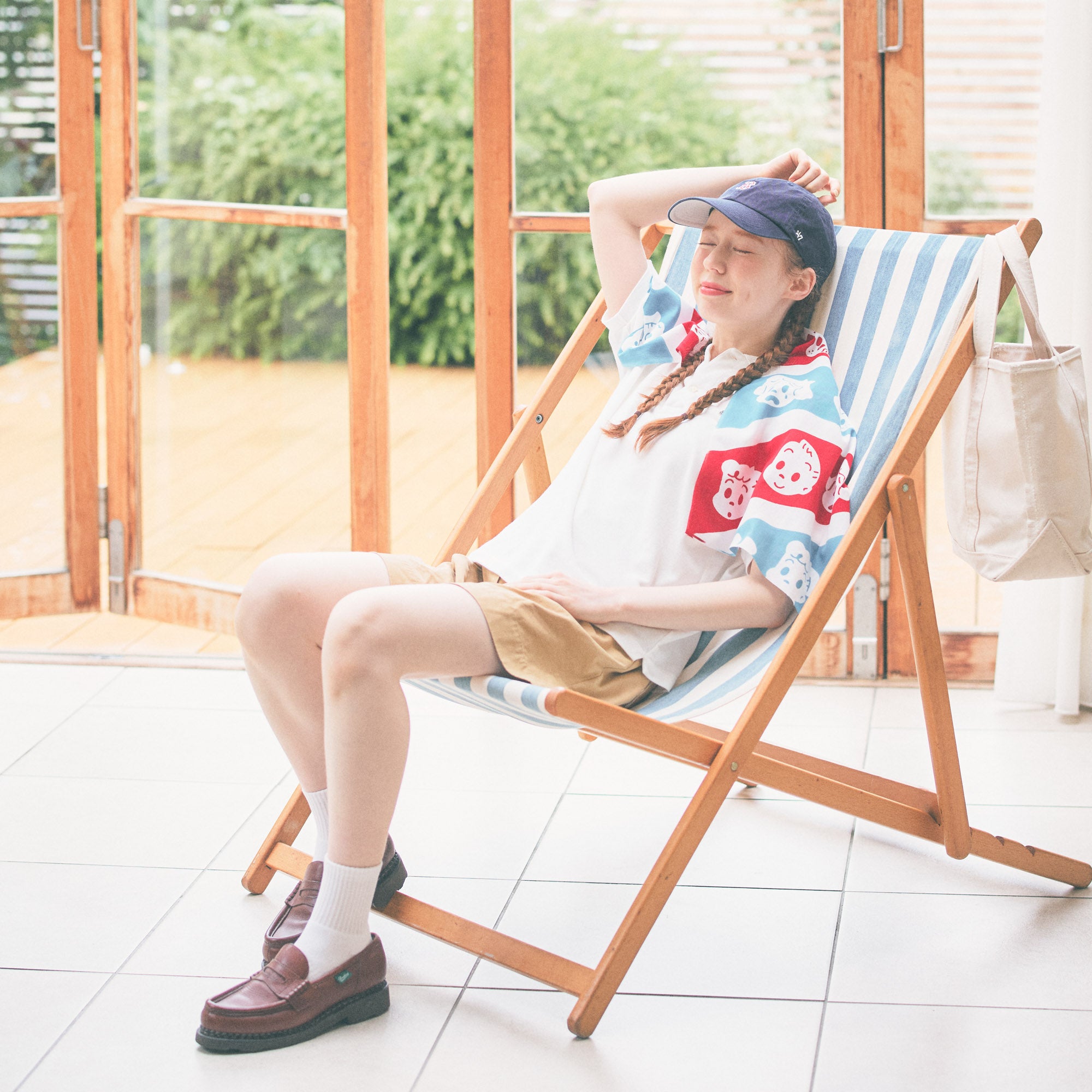 【お一人様3点まで】OSAMU GOODS てぬぐい フレンズ ボーダー