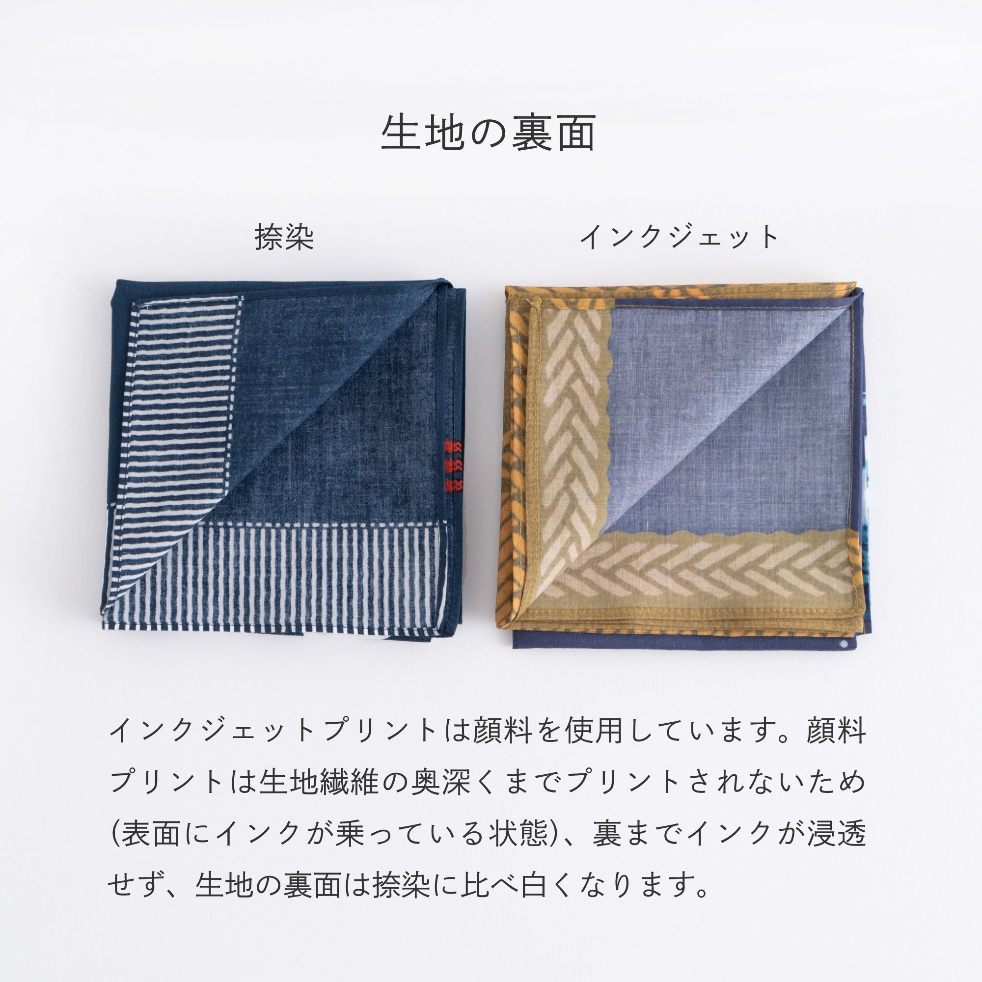かまわぬの風呂敷 100 水彩 なみ